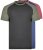 Kam Jeans 5314 Twin pack T-shirts Black/Navy - Kratke Majice - Moške kratke majice za močnejše postave