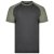 Kam Jeans 5314 Twin pack T-shirts Black/Navy - Kratke Majice - Moške kratke majice za močnejše postave