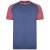 Kam Jeans 5314 Twin pack T-shirts Black/Navy - Kratke Majice - Moške kratke majice za močnejše postave