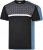 Kam Jeans 5347 Twin pack T-shirt Black/Denim - Kratke Majice - Moške kratke majice za močnejše postave