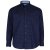 Kam Jeans 6158 Long Sleeve Dobby Embroidery Shirt Navy - Srajce - Moške srajce za Močnejše Postave