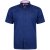 Kam Jeans 6160 Short Sleeve Dobby Print Shirt Twilight Blue - Srajce - Moške srajce za Močnejše Postave