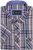 Kam Jeans 6313 Casual Check Short Sleeve Shirt Grey - Srajce - Moške srajce za Močnejše Postave