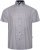 Kam Jeans 6328 AOP Geo Print Short Sleeve Shirt Charcoal - Srajce - Moške srajce za Močnejše Postave