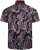 Kam Jeans 6330 AOP Floral Print Short Sleeve Shirt Navy - Srajce - Moške srajce za Močnejše Postave