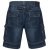 Kam Jeans Francis Dark Used - Kratke hlače - Moške Kratke Hlače za Močnejše Postave