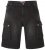 Kam Jeans Ivan Cargo Shorts Black - Kratke hlače - Moške Kratke Hlače za Močnejše Postave