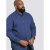 D555 Bainton Long Sleeve Shirt Navy - Srajce - Moške srajce za Močnejše Postave