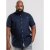 D555 Brixton Shirt Navy - Srajce - Moške srajce za Močnejše Postave