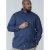 D555 Lavar Long Sleeve Diamond Printed Shirt - Srajce - Moške srajce za Močnejše Postave
