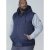 D555 Willie Hooded Quilted Jacket with Fleece sleeves - Jakne - Moške bunde za Močnejše Postave