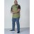 D555 Demarcus Couture T-shirt Khaki - Kratke Majice - Moške kratke majice za močnejše postave