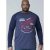 D555 Neill Long Sleeve T-shirt Navy - Kratke Majice - Moške kratke majice za močnejše postave