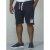D555 Lindon Jersey Shorts Navy - Trenirke & kratke trenirke - Moške Trenirke za Močnejše Postave