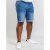 D555 Griffin Denim Shorts Stonewash - Kratke hlače - Moške Kratke Hlače za Močnejše Postave