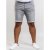 D555 Griffin Denim Shorts Grey - Kratke hlače - Moške Kratke Hlače za Močnejše Postave