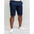 D555 Lopez Stretch Shorts Navy - Kratke hlače - Moške Kratke Hlače za Močnejše Postave