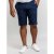 D555 Lopez Stretch Shorts Navy - Kratke hlače - Moške Kratke Hlače za Močnejše Postave