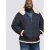D555 Hudson Hooded Puffer Jacket Navy - Jakne - Moške bunde za Močnejše Postave
