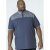 D555 Brent Polo Denim Blue - Polo majice - Moške Polo Majice za Močnejše Postave
