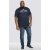 D555 Thornton Embroidery T-shirt Navy - Kratke Majice - Moške kratke majice za močnejše postave