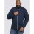D555 Buxton Full Zip Sweatshirt Navy - Puloverji & jopice - Moški Puloverji & Jopice za Močnejše Postave