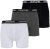 Lavecchia 1020 Boxershorts 3-pack Black/Charcoal/White - Spodnje perilo & kopalne hlače - Moško Spodnje Perilo za močnejše postave
