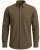 Motley Denim Lisbon Long Sleeve Shirt Dark Khaki - Srajce - Moške srajce za Močnejše Postave