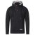 D555 Lorenzo Half zip Hoodie Black - Puloverji & jopice - Moški Puloverji & Jopice za Močnejše Postave