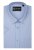 Kam Jeans 6283 Casual SS Herringbone Shirt Blue - Srajce - Moške srajce za Močnejše Postave