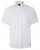 Kam Jeans 6283 Casual SS Herringbone Shirt White - Srajce - Moške srajce za Močnejše Postave
