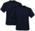 Adamo Marlon Comfort fit 2-pack T-shirt Navy - Kratke Majice - Moške kratke majice za močnejše postave