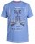 D555 Monty T-shirt Blue - Kratke Majice - Moške kratke majice za močnejše postave