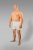 20 Nodi Combed Cotton Jersey Boxer with Front Button Fly White - Spodnje perilo & kopalne hlače - Moško Spodnje Perilo za močnejše postave