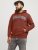 Jack & Jones CALEB Hoodie Red - Puloverji & jopice - Moški Puloverji & Jopice za Močnejše Postave