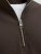 Jack & Jones Soho Sweatshirt with Zipper Brown - Puloverji & jopice - Moški Puloverji & Jopice za Močnejše Postave