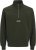 Jack & Jones Soho Sweatshirt with Zipper Green - Puloverji & jopice - Moški Puloverji & Jopice za Močnejše Postave