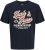 Jack & Jones Logo 2COL T-Shirt Blue - Kratke Majice - Moške kratke majice za močnejše postave