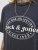 Jack & Jones Dover T-Shirt Short Sleeve Black - Kratke Majice - Moške kratke majice za močnejše postave