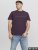 Jack & Jones STAR T-Shirt Purple - Kratke Majice - Moške kratke majice za močnejše postave