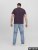Jack & Jones STAR T-Shirt Purple - Kratke Majice - Moške kratke majice za močnejše postave
