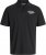 Jack & Jones Makoto Polo Short Sleeve Black - Polo majice - Moške Polo Majice za Močnejše Postave
