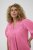 Kaffe Curve Karlia 3/4 Sleeve Blouse Pink - Bluze & Tunike - 