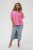 Kaffe Curve Karlia 3/4 Sleeve Blouse Pink - Bluze & Tunike - 