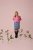 Kaffe Curve Karlia 3/4 Sleeve Blouse Pink - Bluze & Tunike - 