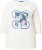 Ulla Popken Photo Graphic 3/4 Sleeve Tee Pearl White - Natisnjene majice za ženske - 