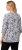 Ulla Popken Number Print 3/4 Sleeve Tee Snow White - Natisnjene majice za ženske - 