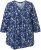 Ulla Popken Asymmetric Cowboy Boot Print Tee Dark Blue - Natisnjene majice za ženske - 