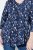 Ulla Popken Asymmetric Cowboy Boot Print Tee Dark Blue - Natisnjene majice za ženske - Ženske majice s potiskom