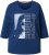 Ulla Popken Inspirational Graphic Lettering 3/4 Sleeve Tee Dark Blue - Natisnjene majice za ženske - 